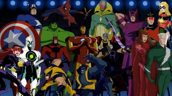 Personagens da cancelada The Avengers Earth's Mighty Heroes